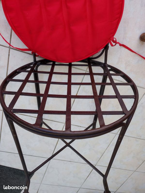 Chaises en fer forgé (image 3)