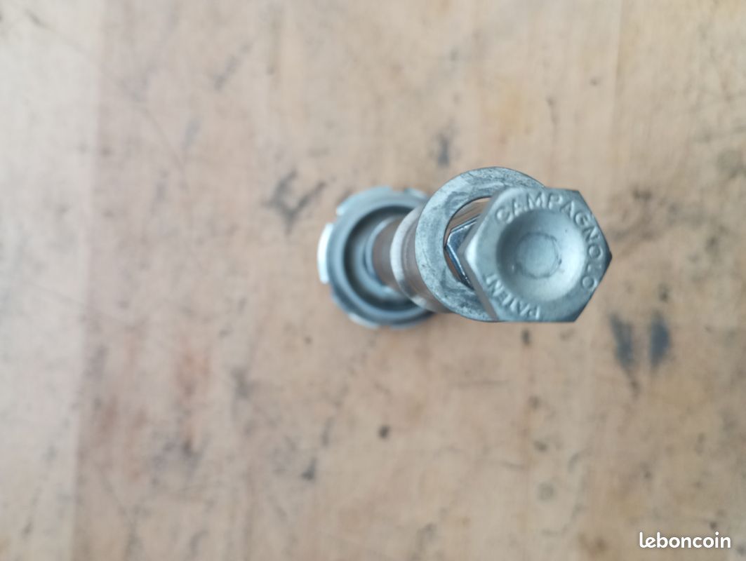Pédalier Campagnolo 70-SS Vintage Pour Vélo De Route - Broche Conique Carrée, Couleur Argent, Occasion