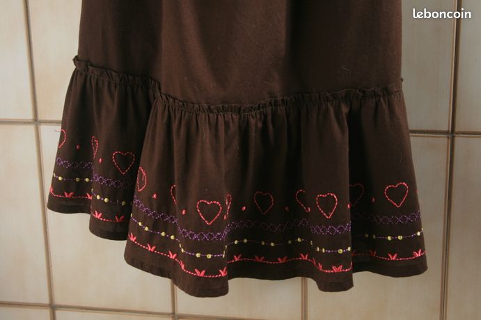 Robe Estivale Dos-nu Verbaudet Pour Fille - Taille 10 Ans - Occasion Très Bon état