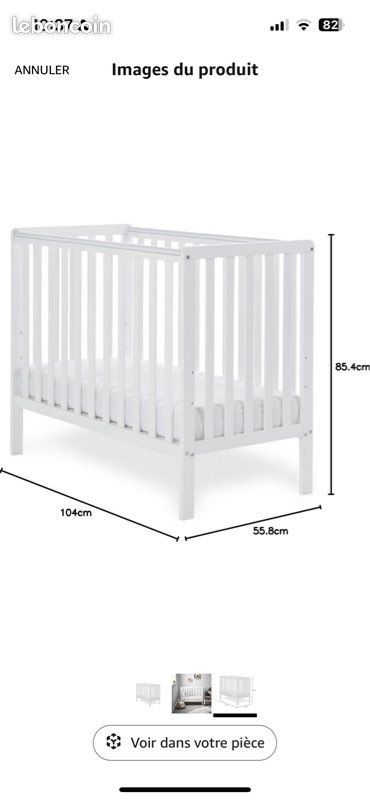 Obaby Bantam Space Space Saver Cot Measurements Obaby Stamford