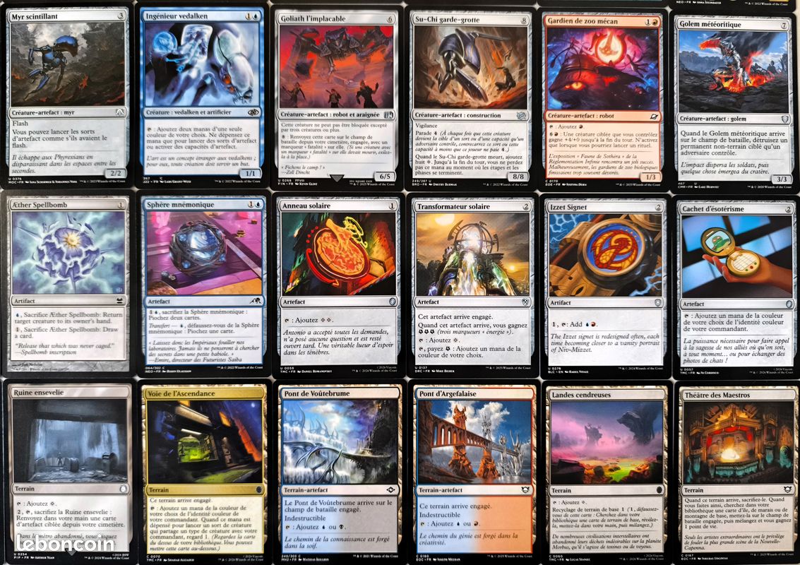 MTG Commander Deck Artefacts Dr. Eggman 100 Cartes Magic EDH - Jeux & Jouets