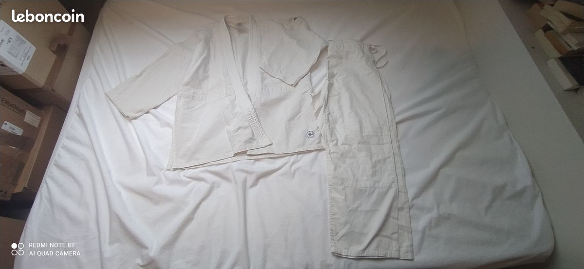 Ensemble veste et pantalons Judo Domyos taille 170 cm (image 3)