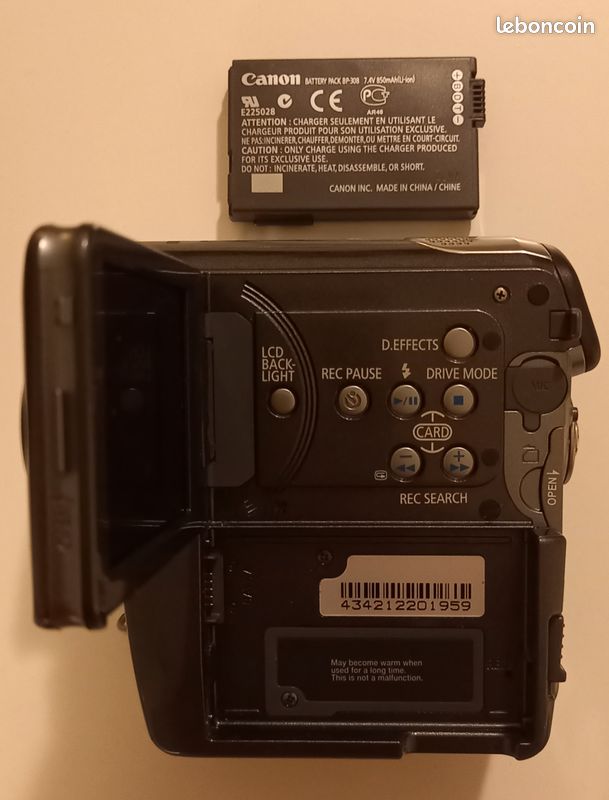 Caméscope Canon MVX4i mini DV (image 10)