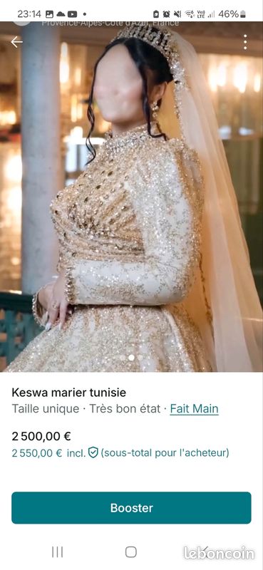 Robes de mariée keswa tunisienne Vêtements