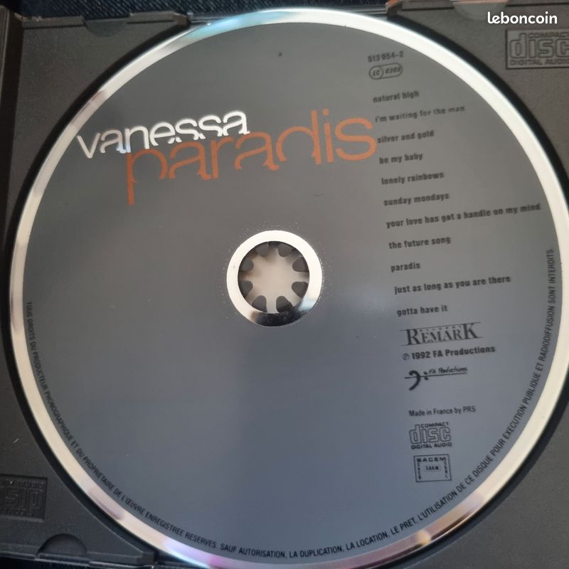 Vanessa Paradis – Vanessa Paradis - CD (image 2)