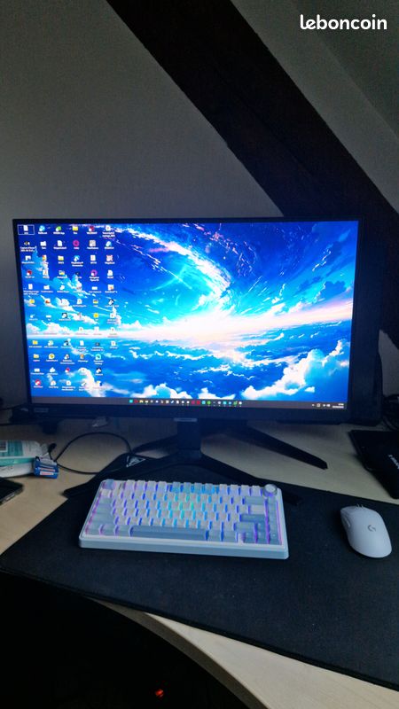 Écran gamer Samsung Odyssey G4 25" – 240 Hz / 1 ms – G-Sync / FreeSync – Très bon état (image 1)