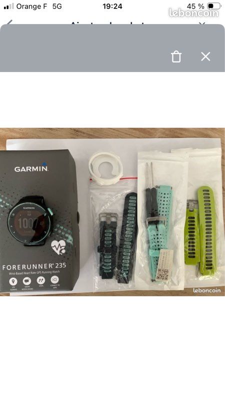 Montre Garmin forerunner 235 (image 1)