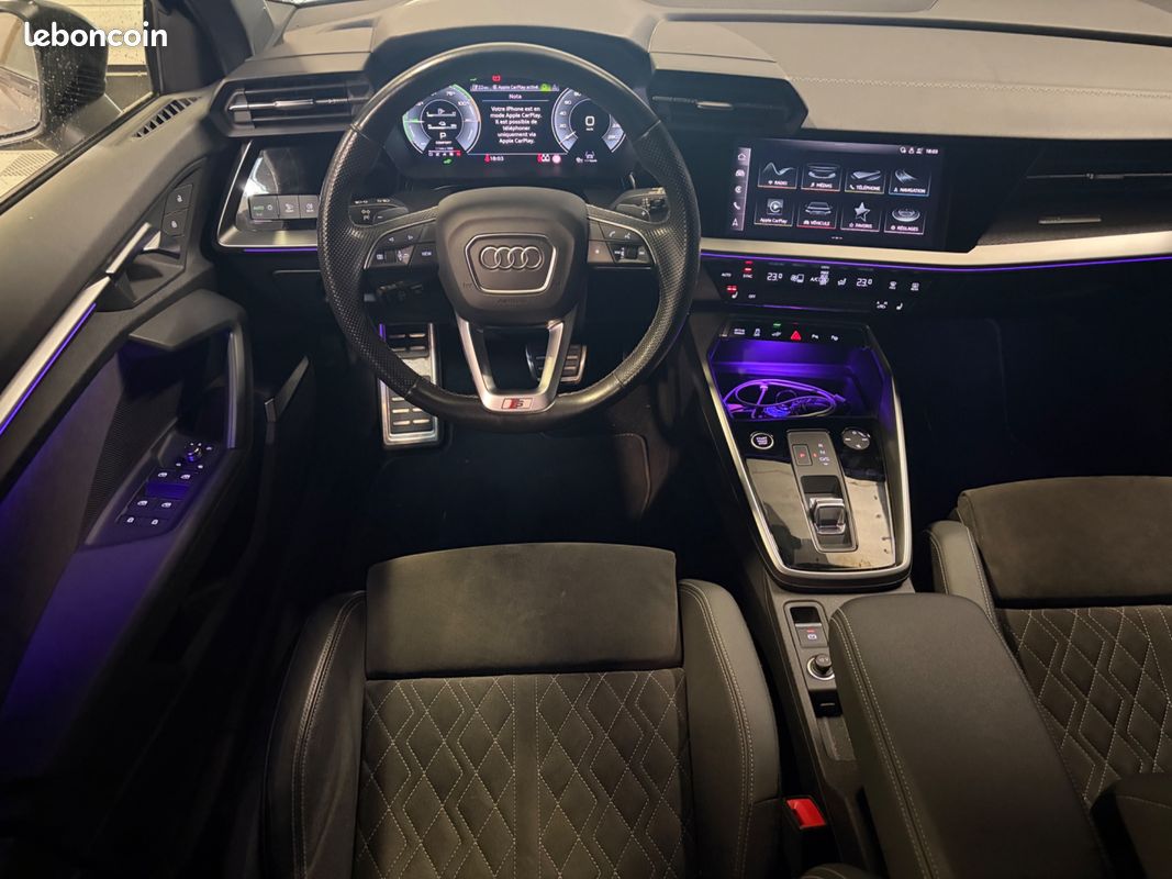 Audi a3 sportback 1.4 40 tfsie 204ch phev s-line bva/entretien audi/ matrix led/ sieges chauffants/ b&o (image 25)