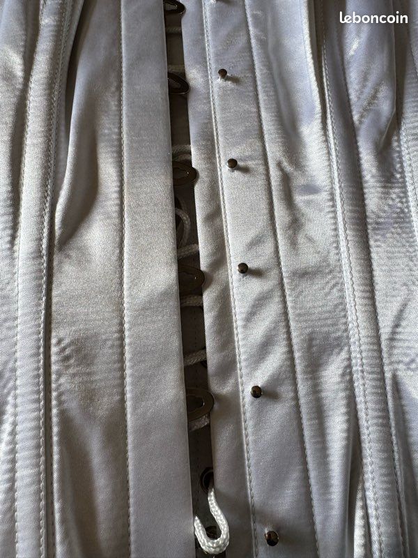 Corset gris dark gothique steampunk (image 2)
