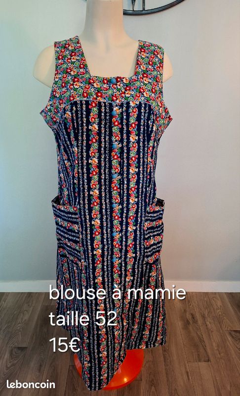 Authentique blouse à mamie vintage Vêtements