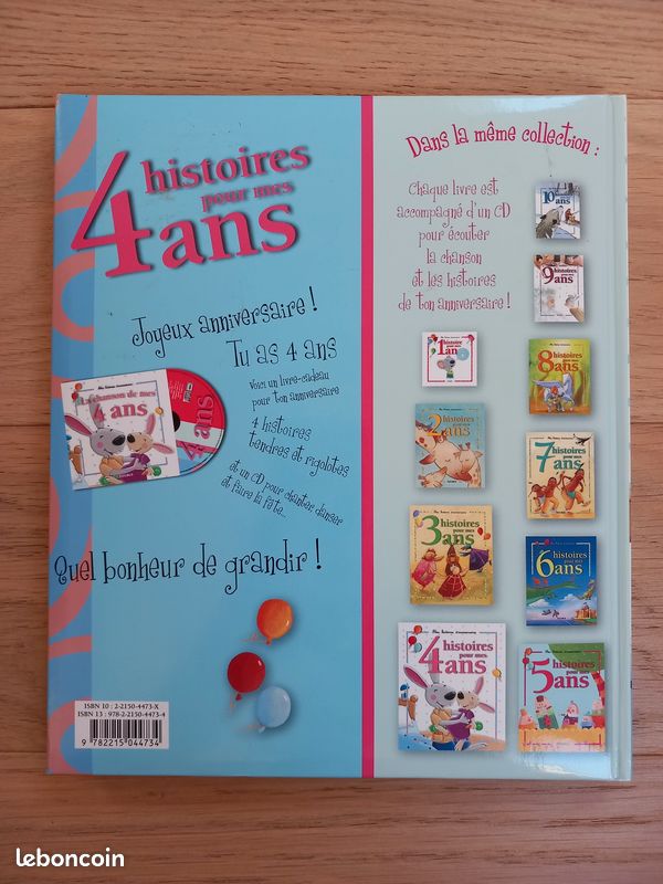 4 histoires pour mes 4 ans - livre + CD audio (image 4)