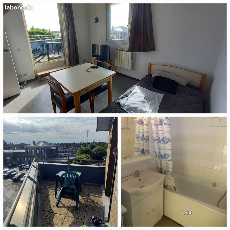 Appartement 1 pièce 19 m² · à Aulnoye-Aymeries · 19 m² · 390 €/mois