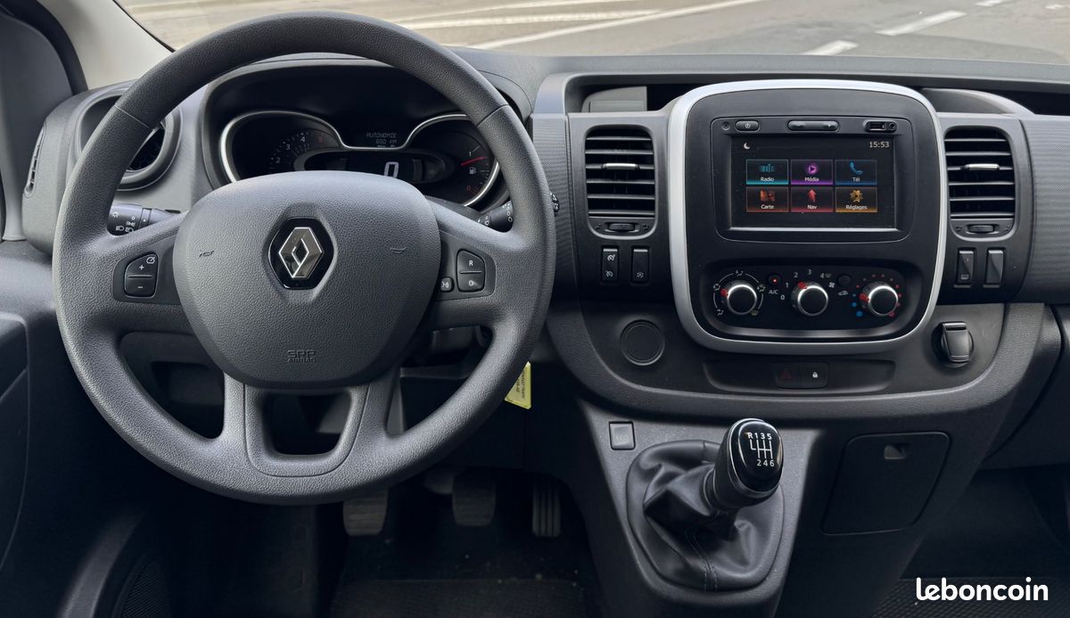 RENAULT TRAFIC COMBI 9 places 1.6 DCI 120 L2 ZEN / TVA Récupérable / DOUBLE PORTE LATERALE (image 22)