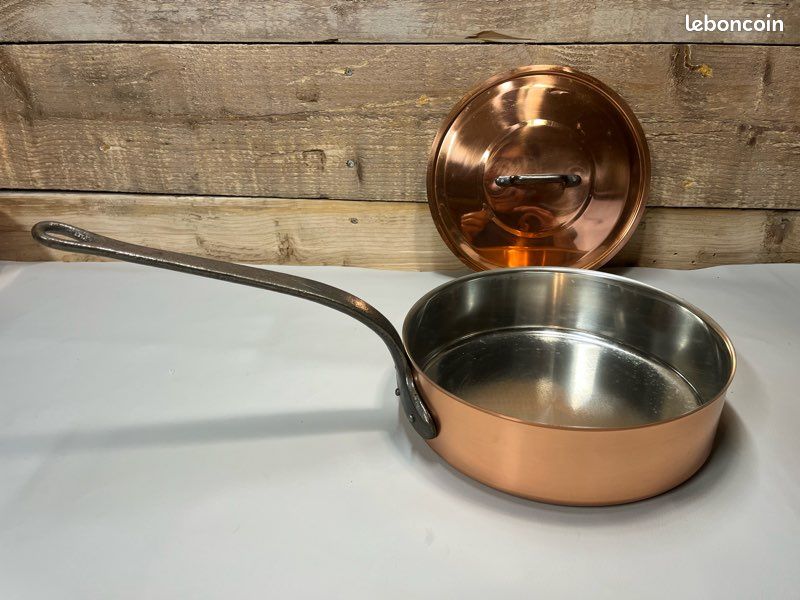 Sauteuse Baumalu cuivre massif Ø 28 cm (image 3)