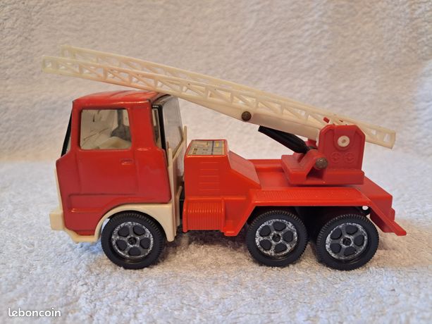 Grue Jouet Ancienne Joustra – Métal Et Plastique – Véhicule De Collection