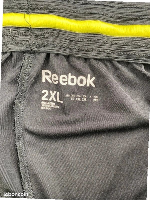 Short de sport léger Reebok noir running XXL homme - #SP (image 3)