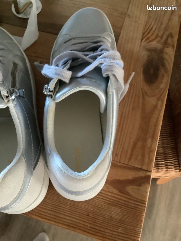 Baskets Geox Pour Femme - Pointure 39 Neuves En Gris - Avec Boîte D'origine