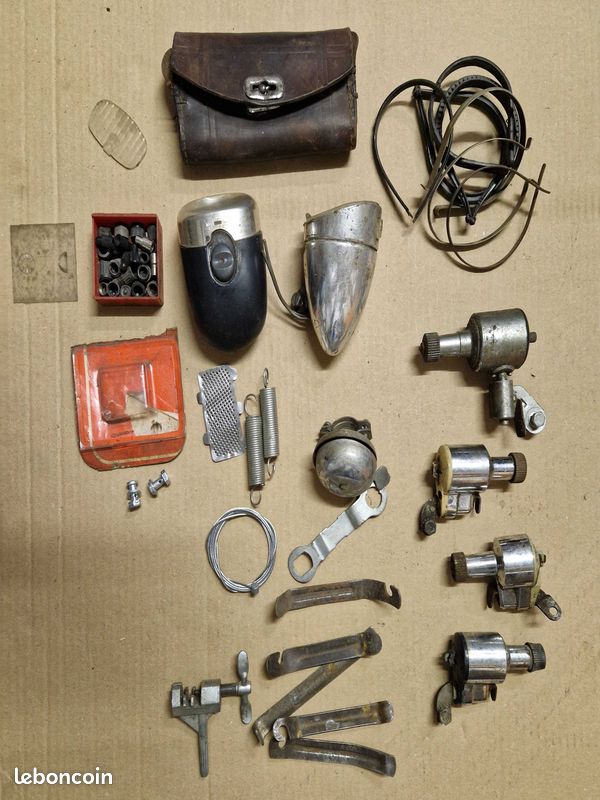 lot de dynamo pour vélo collection ancien randonneuse eroica
