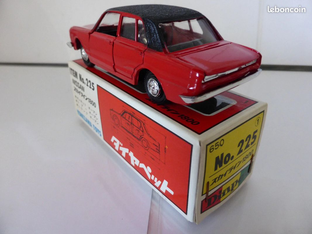 Yonezawa toys diapet Nissan Skyline 1800 gt-r 1:40 225 Japan Ancien vieux vintage métal collection voiture - Collection Yonezawa toys diapet Nissan Skyline 1800 gt-r 1:40 225 Japan Ancien vieux vintage métal collection voiture - Collection