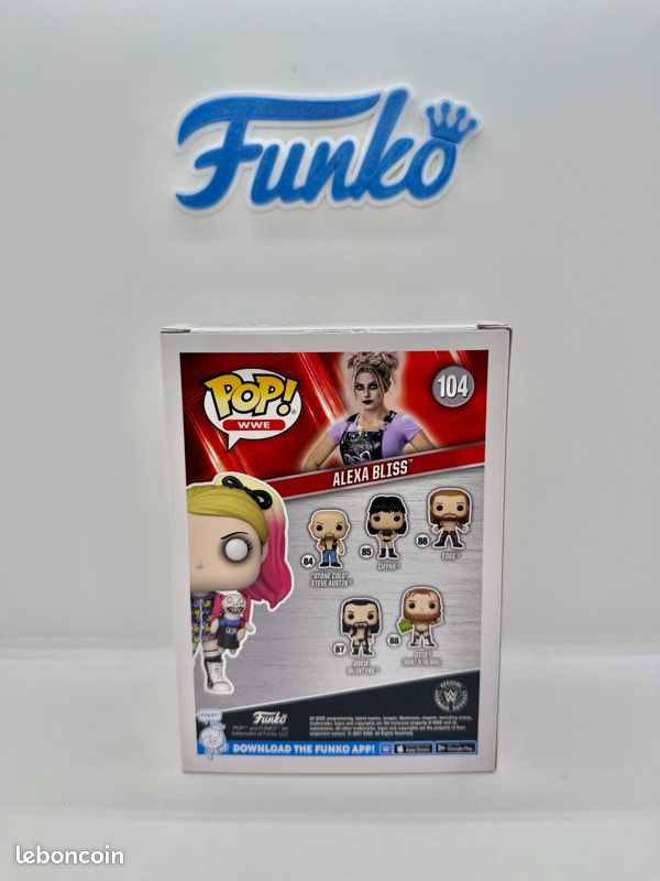 Funko Pop! WWE Alexa Bliss #104 - Édition Exclusive Walmart - Vinyle Neuf Sous Blister