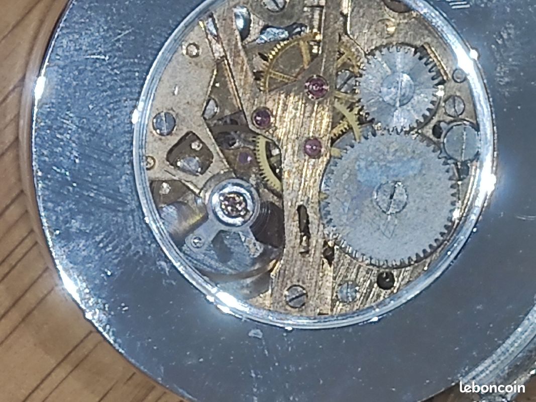 Montre de poche plaquée argent HERITAGE Leonardo de Vinci (2vi) (image 7)