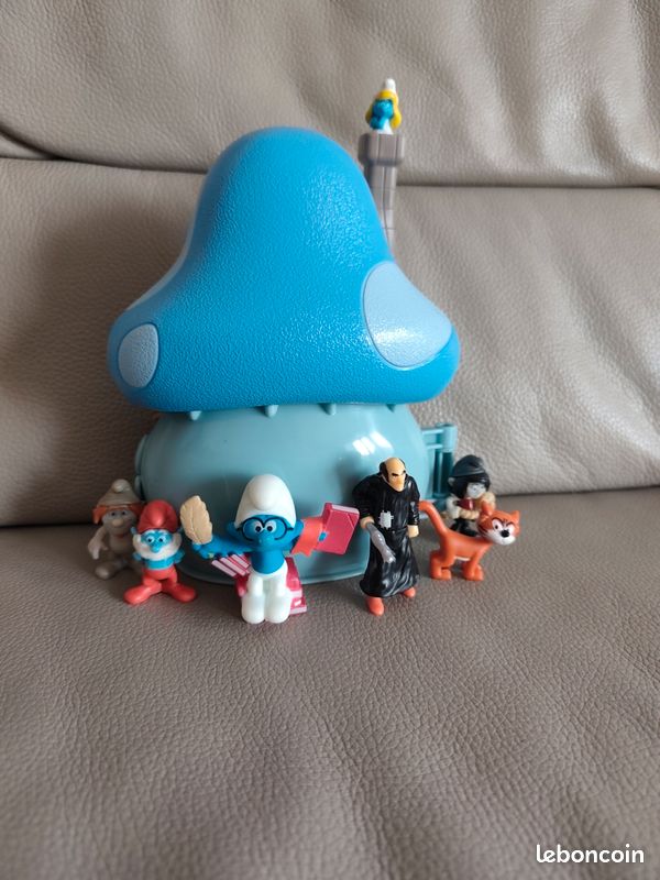 Maison bleue de 2016 +7 figurines kinder et autres Schtroumpf a lunettes gargamel azrael hackus Schtroumpfette vexy the Lost village smurf smurfen (image 4)