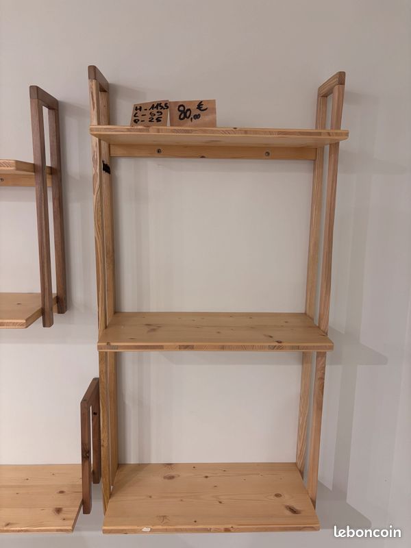 Étagère bois pièce unique artisanal (image 1)