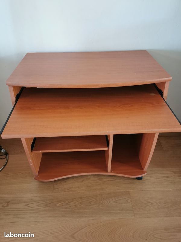 Bureau d'ordinateur bois TBE (image 3)