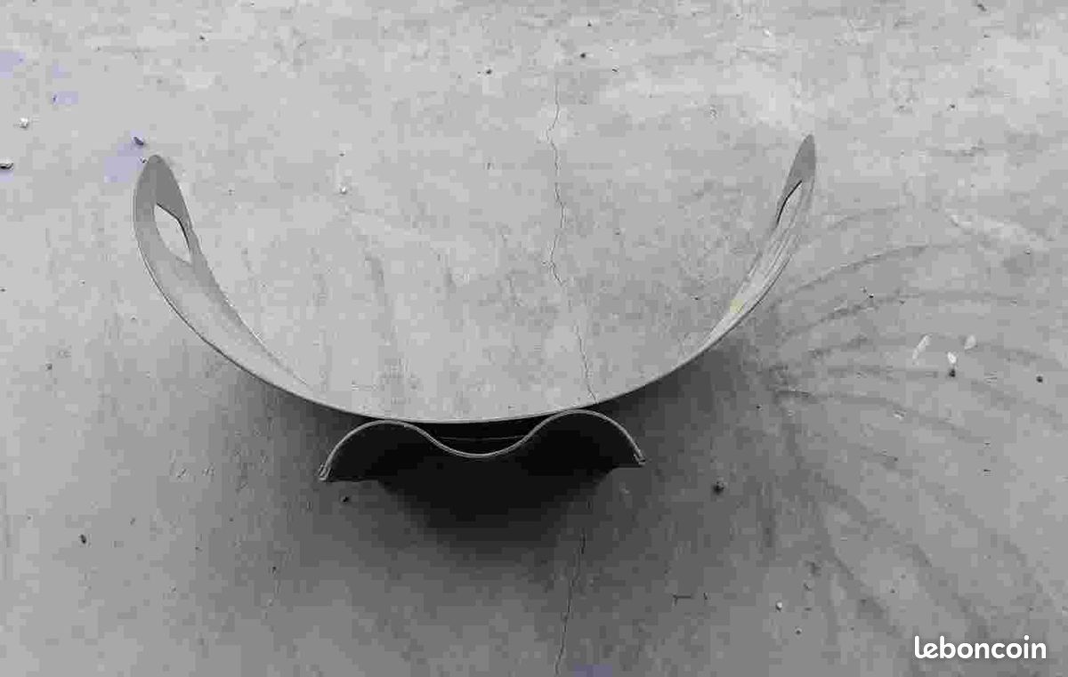 Porte bois métal gris (image 2)