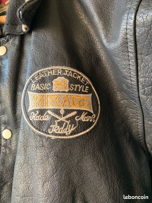 Blouson cuir véritable « Mirage » (image 4)