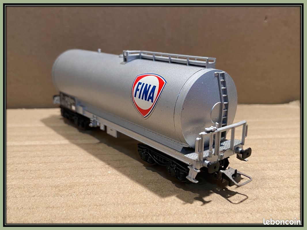 SMCF HO WAGON Citerne à Bogies TP ESSO TOUT MÉTAL de la SNCF typ SCyw TRÈS RARE EUR 40,00