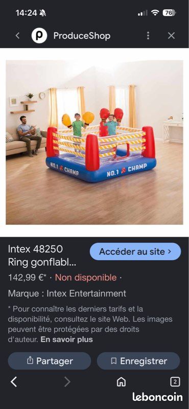 Anneau de Boxe Gonflable avec Gants Intex 48250NP - Jardin & Plantes Anneau de Boxe Gonflable avec Gants Intex 48250NP - Jardin & Plantes