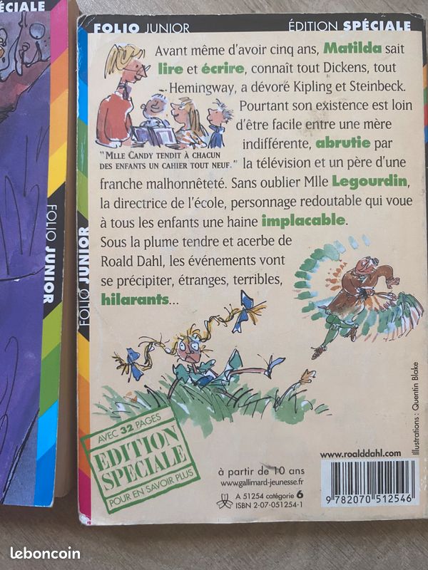 Sacrées sorcières et Matilda de Roald Dahl (image 2)