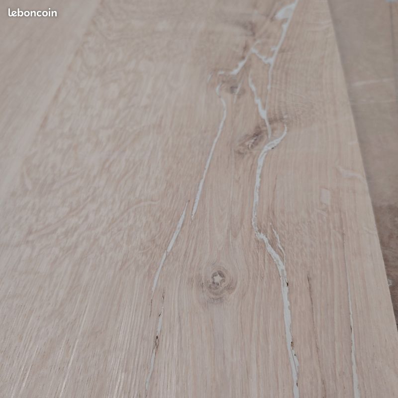 Plateau de table rustique ou dessus de meuble en Chêne massif (image 3)