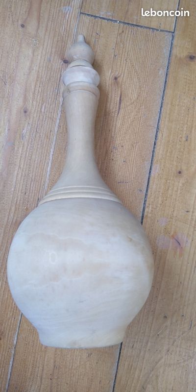 Bouteille en bois à décorer (image 2)