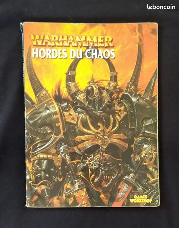 Livre Warhammer : Armée HORDES DU CHAOS Français 112 pages