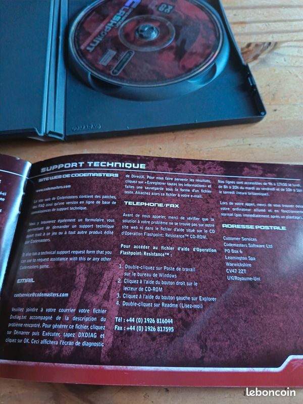 Jeu PC " Opération Flash point"+extension (image 18)