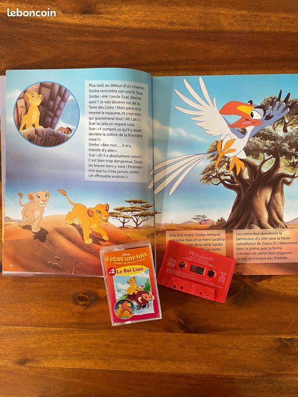 Livre cassette Le Roi Lion Disney - K7 Disney (image 2)