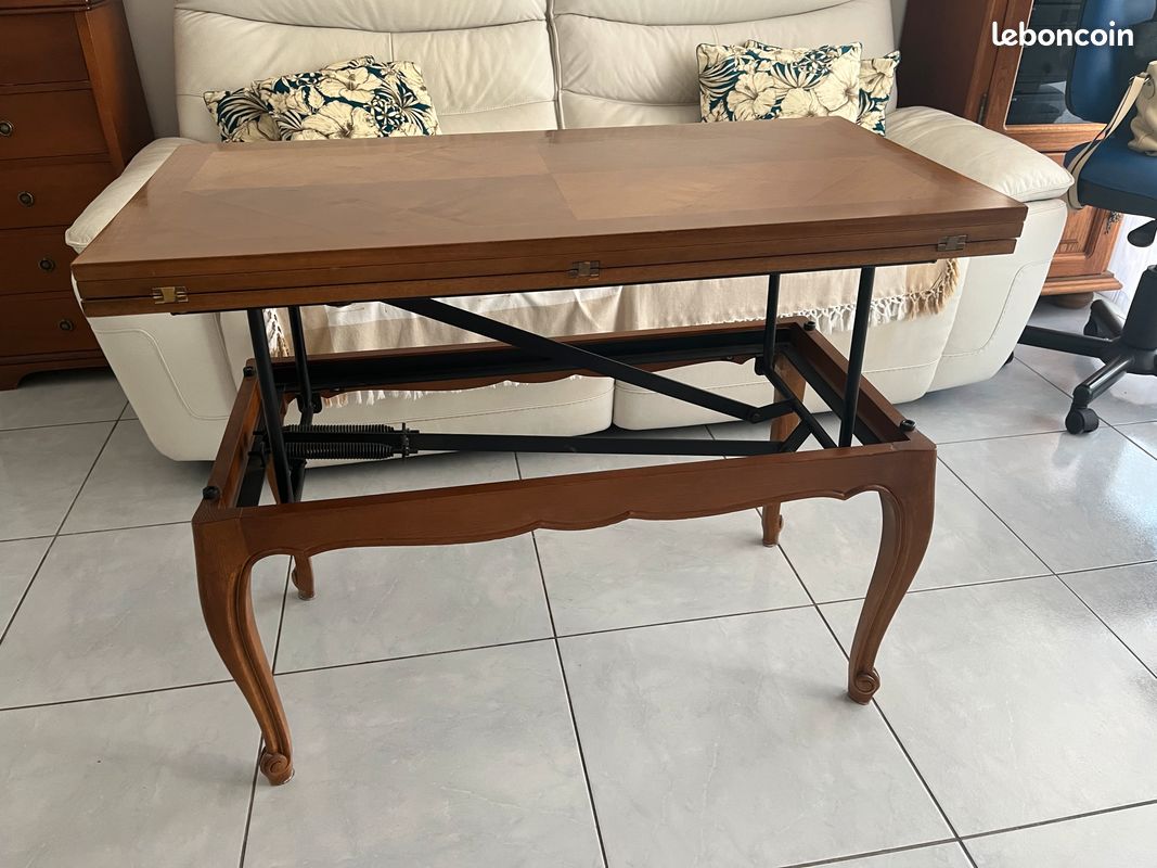 Table Louis XV merisier transformable (image 4)
