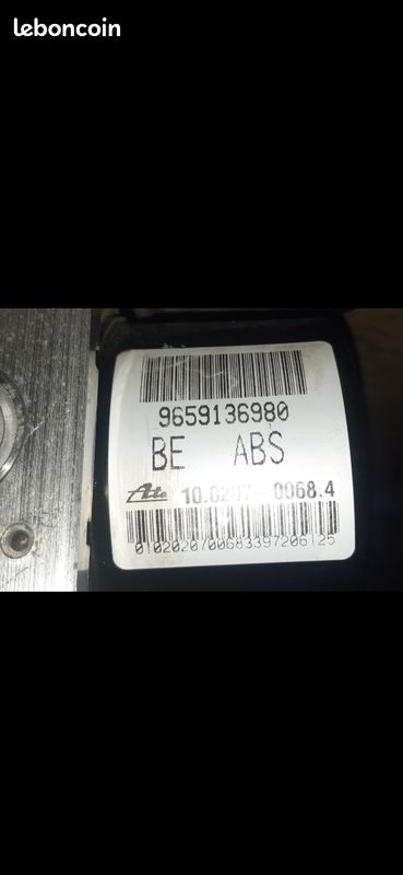 Bloc abs 206 pompe calculateur module abs 206 ref 9659136980 ...