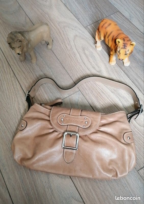 Sac a main Longchamp beige/marron Accessoires Bagagerie