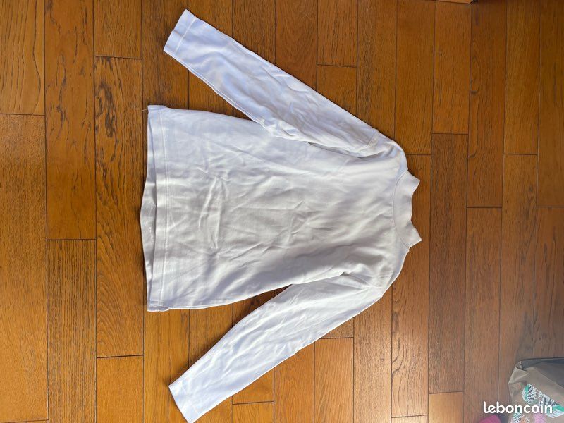 Sous pull blanc ski (image 1)