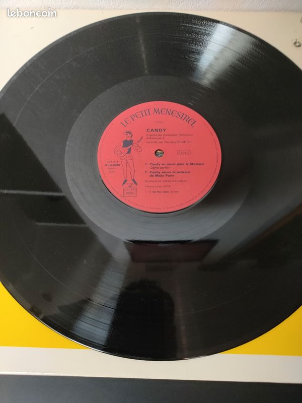 Disque 33T Candy vintage 1980 (image 5)