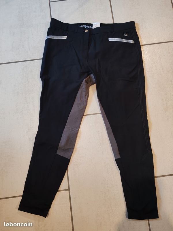 Pantalon équitation noir (image 1)