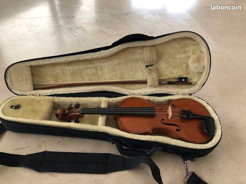 VIOLON MIRECOURT taille 1/2 + archet allemand en pernambouc (image 1)