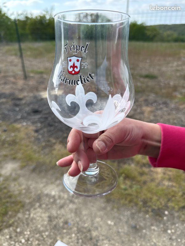 Verre tulipe 20 cl Karmeliet Tripel de la brasserie Bosteels