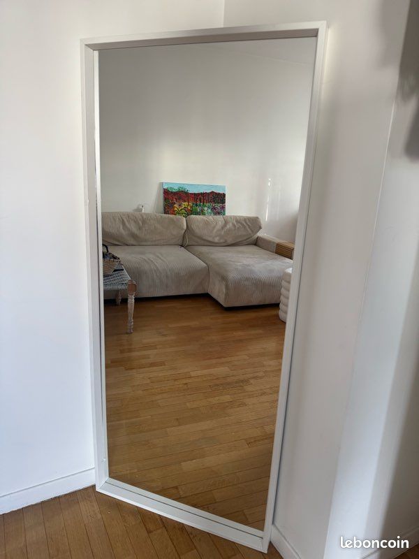 IKEA NISSEDAL miroir blanc 40x150 cm