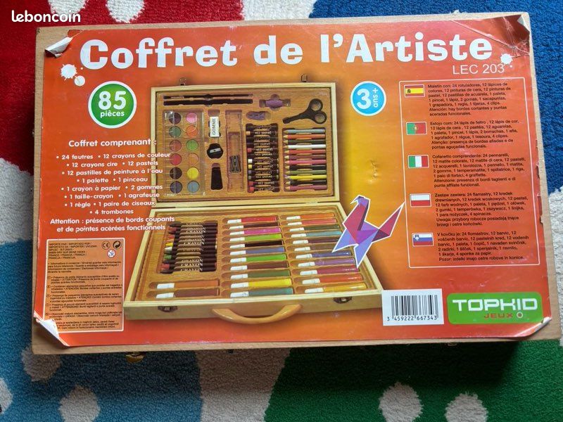 Coffret de l’artiste - Malette arts plastiques pour les petits (image 1)