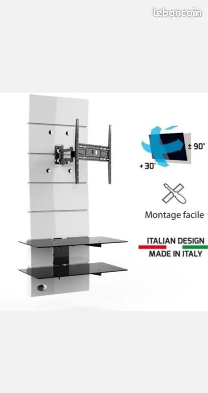 Meuble Tv Meliconi Ghost Design 3000 Rotation (image 1)