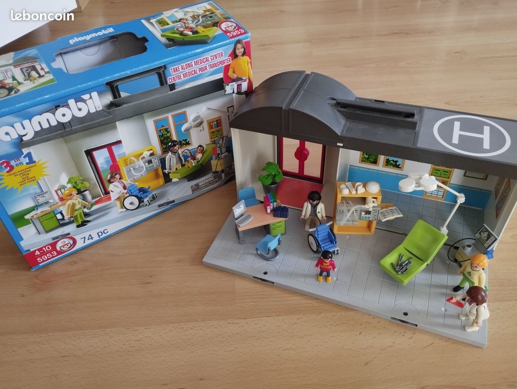 Take Along Maletin Playmobil Hospital Escenario De Juego Hospital